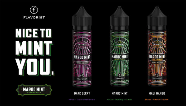 Prichute Flavorist Maroc Mint - Dark Berry - Maui Mango